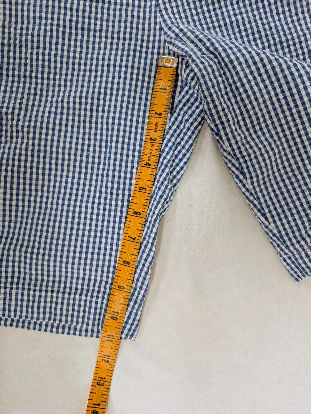 Brooks Brothers Blue Gingham Shorts Size 38